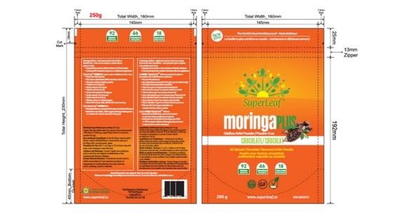  Here's an example of what 'flat' package art looks like once your designer has laid it out for printing.  